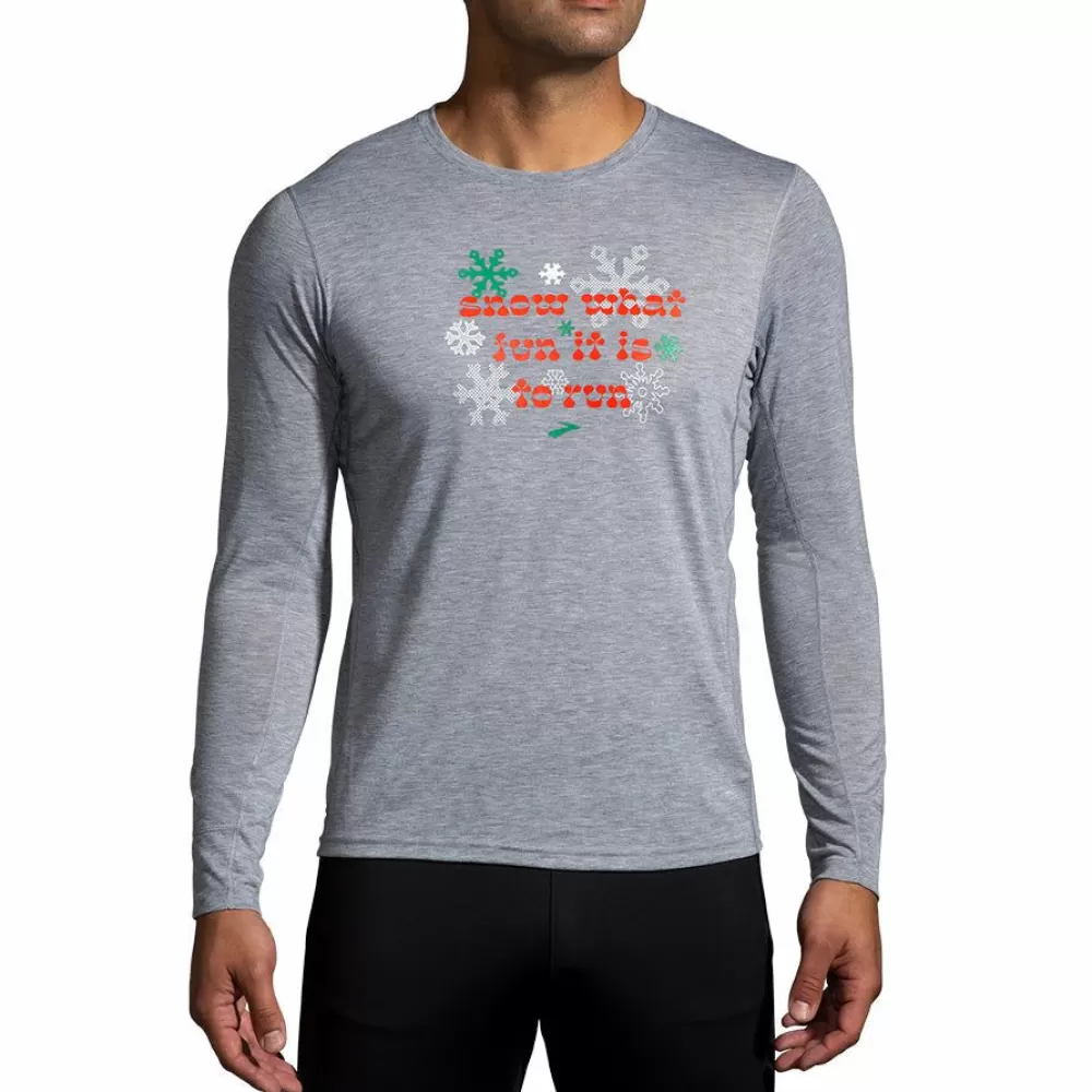 * Brooks Men's Run Merry Distance Longsleeve (211404047)