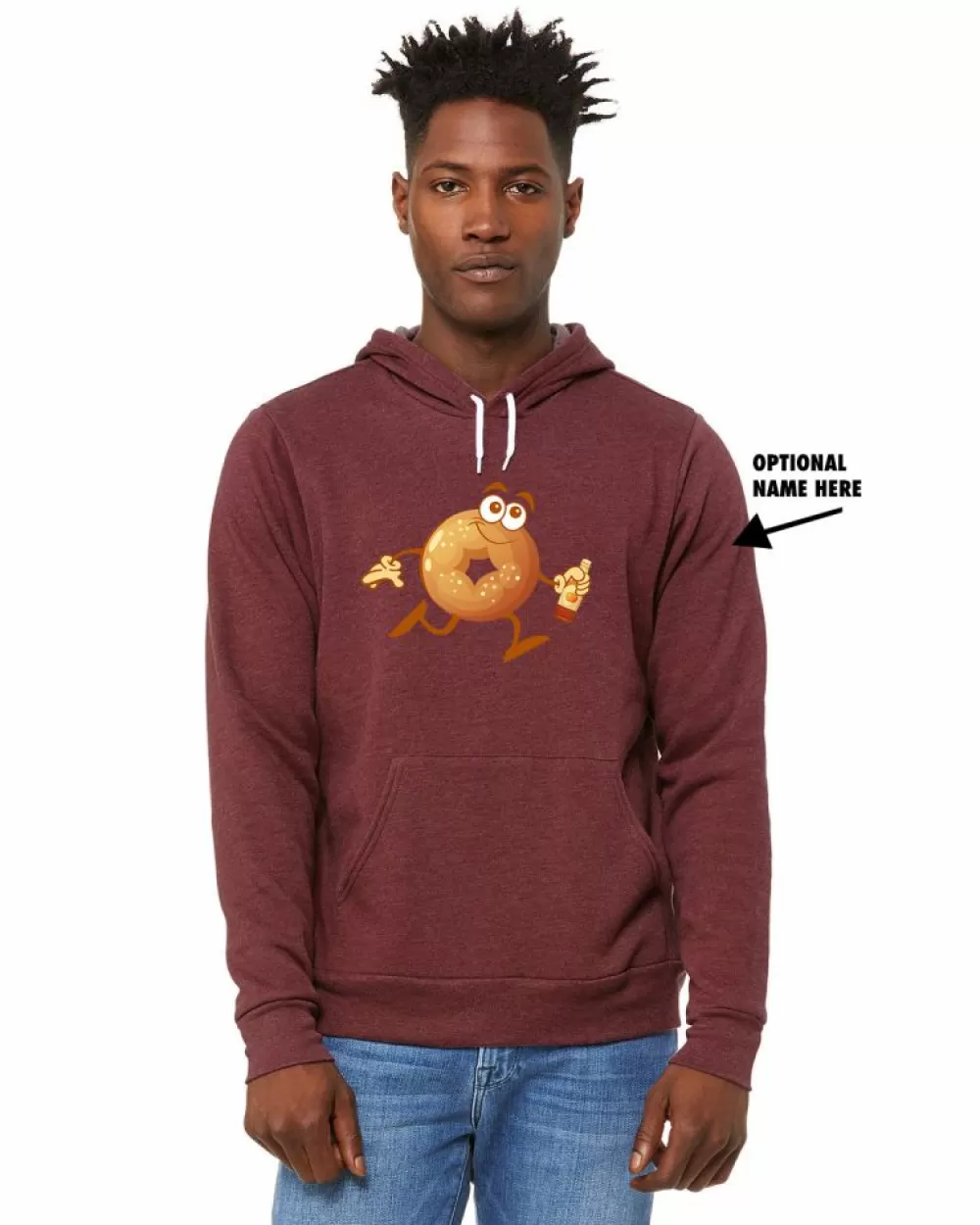 * Marathon Sportswear Unisex Running Cider Donut Hoodie