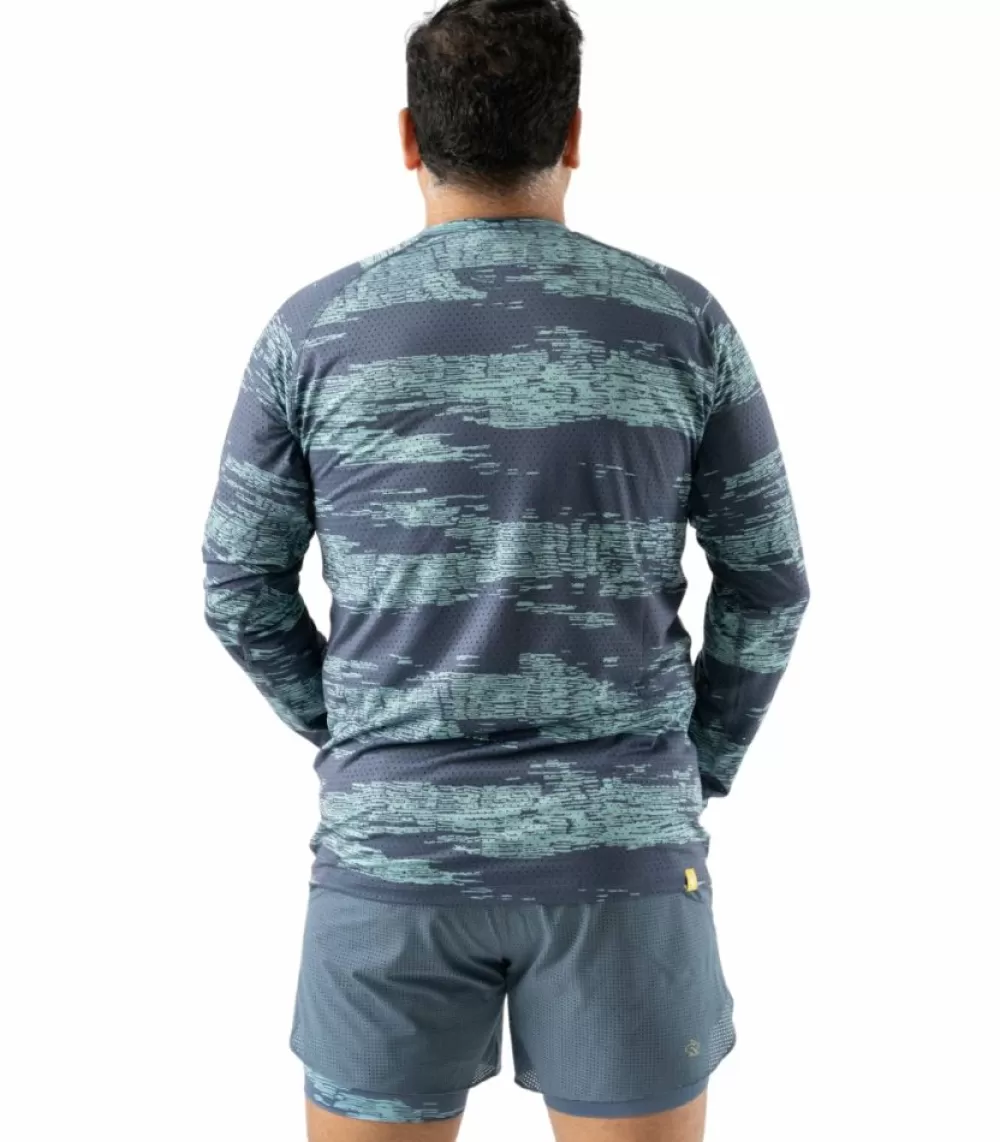 * Rabbit Men's Ez Tee Perf Ls | Trail